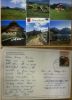 Postcard from Vera & Ches in Switzerland to Mary - c1987